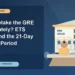 Can I Retake the GRE Immediately? ETS Rules and the 21-Day Waiting Period — editorial illustration for GRE graduate admissions, showing a student reviewing program fit and admission requirements with an academic adviser.