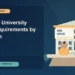 Rutgers University GRE Requirements by Program — editorial illustration for GRE graduate admissions, showing a student reviewing program fit and admission requirements with an academic adviser.