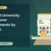 Stanford University GRE Waiver Requirements by Program — editorial illustration for GRE graduate admissions, showing a student reviewing program fit and admission requirements with an academic adviser.