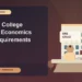 Imperial College London Economics GRE Requirements — editorial illustration for GRE graduate admissions, showing a student reviewing program fit and admission requirements with an academic adviser.