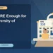 Is 335 GRE Enough for the University of Toronto — editorial illustration for GRE graduate admissions, showing a student reviewing program fit and admission requirements with an academic adviser.