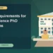 GRE Requirements for Data Science PhD Programs — editorial illustration for GRE graduate admissions, showing a student reviewing program fit and admission requirements with an academic adviser.