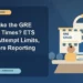 Can I Take the GRE Multiple Times? ETS Rules, Attempt Limits, and Score Reporting — editorial illustration for GRE graduate admissions, showing a student reviewing program fit and admission requirements with an academic adviser.