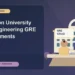 Princeton University Civil Engineering GRE Requirements — editorial illustration for GRE graduate admissions, showing a student reviewing program fit and admission requirements with an academic adviser.