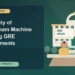 University of Nottingham Machine Learning GRE Requirements — editorial illustration for GRE graduate admissions, showing a student reviewing program fit and admission requirements with an academic adviser.