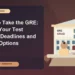 When to Take the GRE: Timing Your Test Around Deadlines and Retake Options — editorial illustration for GRE graduate admissions, showing a student reviewing program fit and admission requirements with an academic adviser.