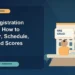 GRE Registration System: How to Register, Schedule, and Send Scores — editorial illustration for GRE graduate admissions, showing a student reviewing program fit and admission requirements with an academic adviser.