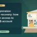 GRE registration account recovery: how to regain access to your ETS account — editorial illustration for GRE graduate admissions, showing a student reviewing program fit and admission requirements with an academic adviser.