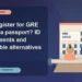Can I register for GRE without a passport? ID requirements and acceptable alternatives — editorial illustration for GRE graduate admissions, showing a student reviewing program fit and admission requirements with an academic adviser.