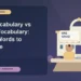 GRE Vocabulary vs GMAT Vocabulary: Which Words to Prioritize — editorial illustration for GRE graduate admissions, showing a student reviewing program fit and admission requirements with an academic adviser.