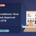 GRE Accommodations: How to Request Approval Through ETS — editorial illustration for GRE graduate admissions, showing a student reviewing program fit and admission requirements with an academic adviser.